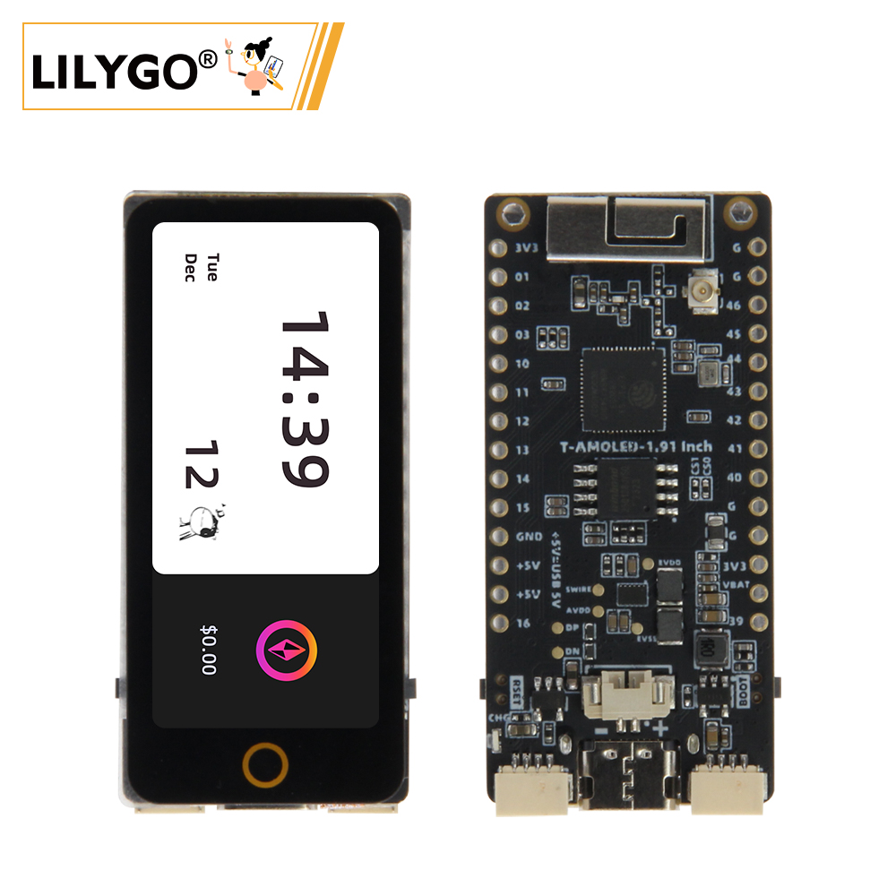 Ttgo T Watch - LILYGO® T-Display-S3 AMOLED ESP32-S3 1.91 inç
