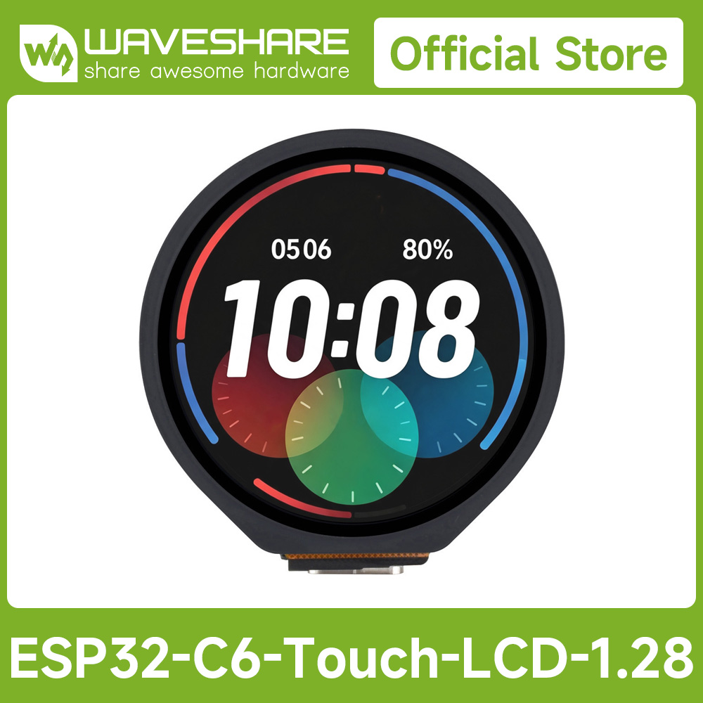 ESP32-C6 1.28 inç Dokunmatik L - Waveshare Esp32 incelemesi ve fiyatı