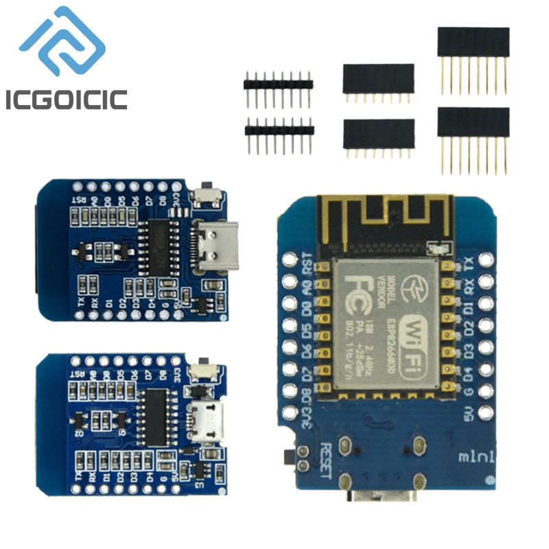 D1 mini-mini NodeMcu 4M bayt L - Wemos D1 incelemesi ve fiyatı